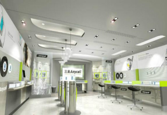 手機(jī)展覽展臺(tái)設(shè)計(jì)